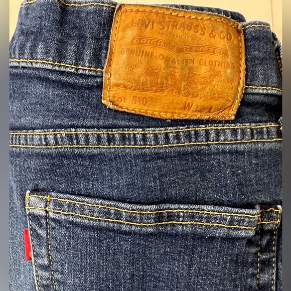 Levi’s 32/34 Men's Blue Jeans. Skinny stretch denim - Picture 7 of 8